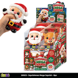 Fun Doh Squishmas Mega Squishy Toy Characters - 8 Pieces Per Retail Ready Display 26923