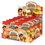 SquishZilla™ Build-A-Squish Burger Toy - 12 Pieces Per Retail Ready Display 27009