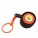 Click N' Clip Click Foods Keychain - 12 Pieces Per Retail Ready Display 27074
