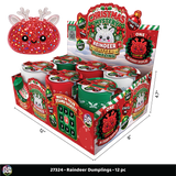 Fun Doh™ Christmas Mystery Reindeer Dumpling Squishy Toy - 12 Pieces Per Retail Ready Display 27324
