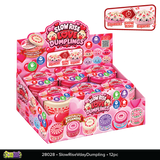 SquishZilla™ Fun Doh™ Slow Rise Love Squishy Dumplings - 12 Pieces Per Retail Ready Display 28028