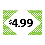 Merchandising Fixture - $4.99 Retail Tag 25 Per Pack 978360 NOVELTY INC