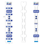 18ML Bulk Torch Blue Butane Refill with Merchandising Hang Strip - 6 Pieces Per Retail Ready Display 41554