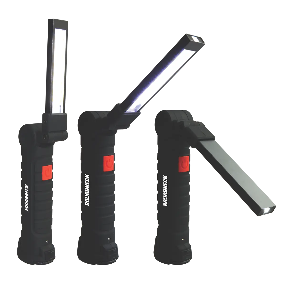 Rechargeable LED Work Flashlight with Magnetic Base - 4 Pieces Per Retail Ready Display 41670 ROUGHNECK