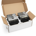 6-pack Tac Gear Wallets with Retail Packaging in Shipping Box