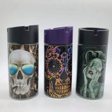 Full Print Glass Butt Bucket Ashtray - 3 Per Retail Ready Wholesale Display 41462 SMOKEZILLA