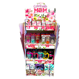 Mother's Day Celebrate Mom Assortment Floor Display - 96 Pieces Per Retail Ready Floor Display 88434