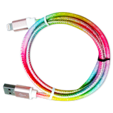 Charging Cable Rainbow Assortment 3FT - 12 Pieces Per Retail Ready Display 88456