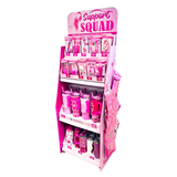 Breast Cancer Awareness Pink Support Squad Assortment Floor Display - 64 Pieces Per Retail Ready Display 88590