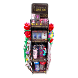 Valentines Day Rose Plush and Gift Assortment Floor Display - 78 Pieces Per Retail Ready Display Kit 88615 NOVELTY INC