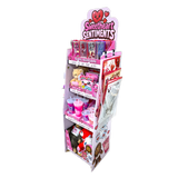 Valentines Day Glass Plush and Gift Assortment Floor Display - 56 Pieces Per Retail Ready Display Kit 88616 NOVELTY INC