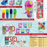 Fun Frenzy Toy Assortment Floor Display - 130 Pieces Per Retail Ready Display Kit 88625 NOVELTY INC