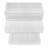 Merchandising Fixture - Acrylic Nine Bin Bulk Display 971620 NOVELTY INC