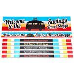 Merchandising Fixture - 3' Merchandising 7 Sign Set 977440 NOVELTY INC