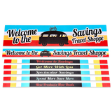 Merchandising Fixture - 3' Merchandising 7 Sign Set 977440 NOVELTY INC