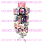 Merchandising Fixture - Blanket Spinner Header Sign ONLY 979130 NOVELTY INC