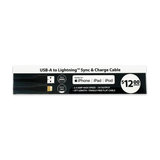 Merchandising Fixture - 3' USB to Lightning Charging Cable Sign 979390 NOVELTY INC