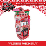 Valentine's Day Rose Plush and Gift Assortment Floor Display - 58 Pieces Per Retail Ready Display 88576