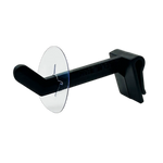 Merchandising Fixture - Short Black Plastic Peg with Peg Stop 6 Per Pack 983820 NOVELTY INC