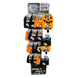 Custom Knit Hat Beanie LED Light +Halloween Assortment Floor Display - 18 Pieces Per Retail Ready Display Kit 88689 NOVELTY INC