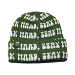 Hemp Leaf Knit Pocket Beanie - Select Your Style - 1 Per Pack ALL STUFF 420