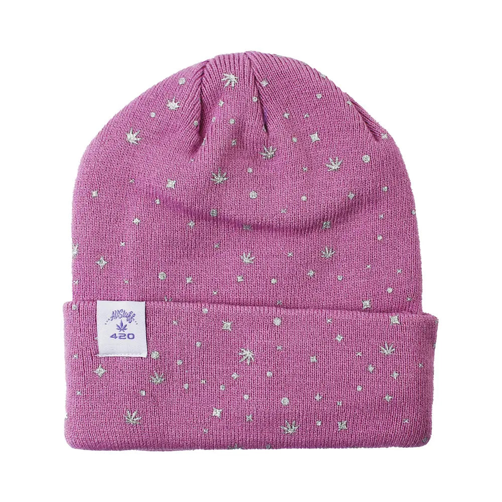 Hemp Leaf Knit Pocket Beanie - Select Your Style - 1 Per Pack ALL STUFF 420
