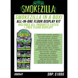 Curated Smokezilla Top Sellers Assorted Smoking Accessories Floor Display 088547