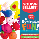 Squish Jellies Toy Assortment - 12 Pieces Per Retail Ready Display 24718