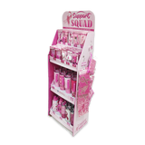 Breast Cancer Awareness Pink Support Squad Assortment Floor Display - 89 Pieces Per Retail Ready Display 88560