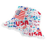 USA Bucket and Boonie Patriotic Hat Assortment Floor Display - 18 Pieces Per Retail Ready Display 88536