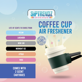 Clean Aromatic Coffee Cup Air Freshener Design