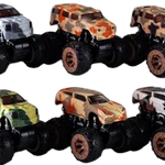 Friction Toy Car Monster Truck Assortment - 8 Pieces Per Retail Ready Display 20474 KIPP BROTHERS