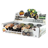 Friction Toy Car Monster Truck Assortment - 8 Pieces Per Retail Ready Display 20474 KIPP BROTHERS
