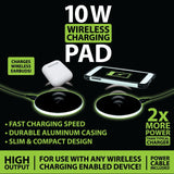 Wireless Charging Pad with Power Cable - 6 Pieces Per Retail Ready Display 21784 GADGET GEAR
