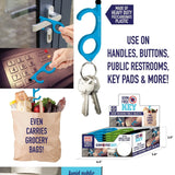 Plastic Germ Free Key Ring 24 Pieces Per Retail Ready Display 21875 NOVELTY INC
