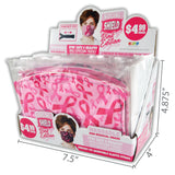 Breast Cancer Awareness Printed Face Cover - 24 Pieces Per Retail Ready Display 21933