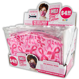 Breast Cancer Awareness Printed Face Cover - 24 Pieces Per Retail Ready Display 21933