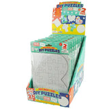 DIY Blank Puzzle 2 Pack Set - 12 Pieces Per Retail Ready Display 22039 KIPP BROTHERS