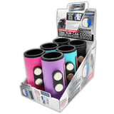 Neoprene Magnetic Slim Can Cooler - 6 Pieces Per Retail Ready Display 22141