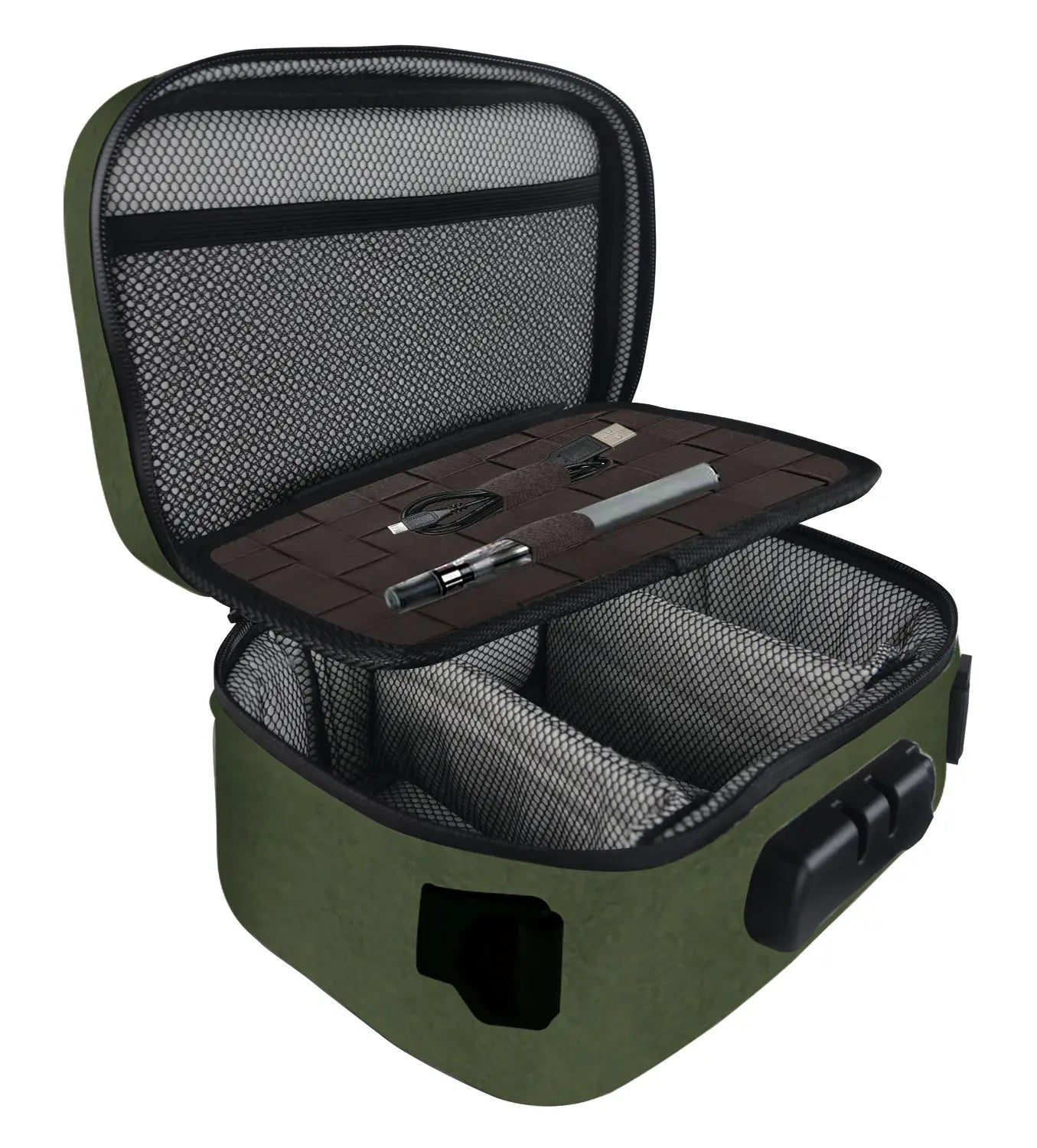Smell Proof Canvas Lock Bag with Tool Organizer - 4 Pieces Per Retail Ready Display 22153 SMOKEZILLA