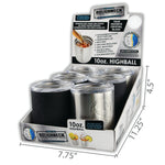 12 oz Insulated Stainless-Steel High Ball Cup - 6 Pieces Per Retail Ready Display 22267 ROUGHNECK