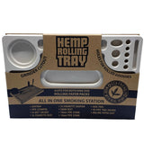 Hemp Made Extra Large Smoking Station Roll Tray - 6 Per Retail Ready Display 22427