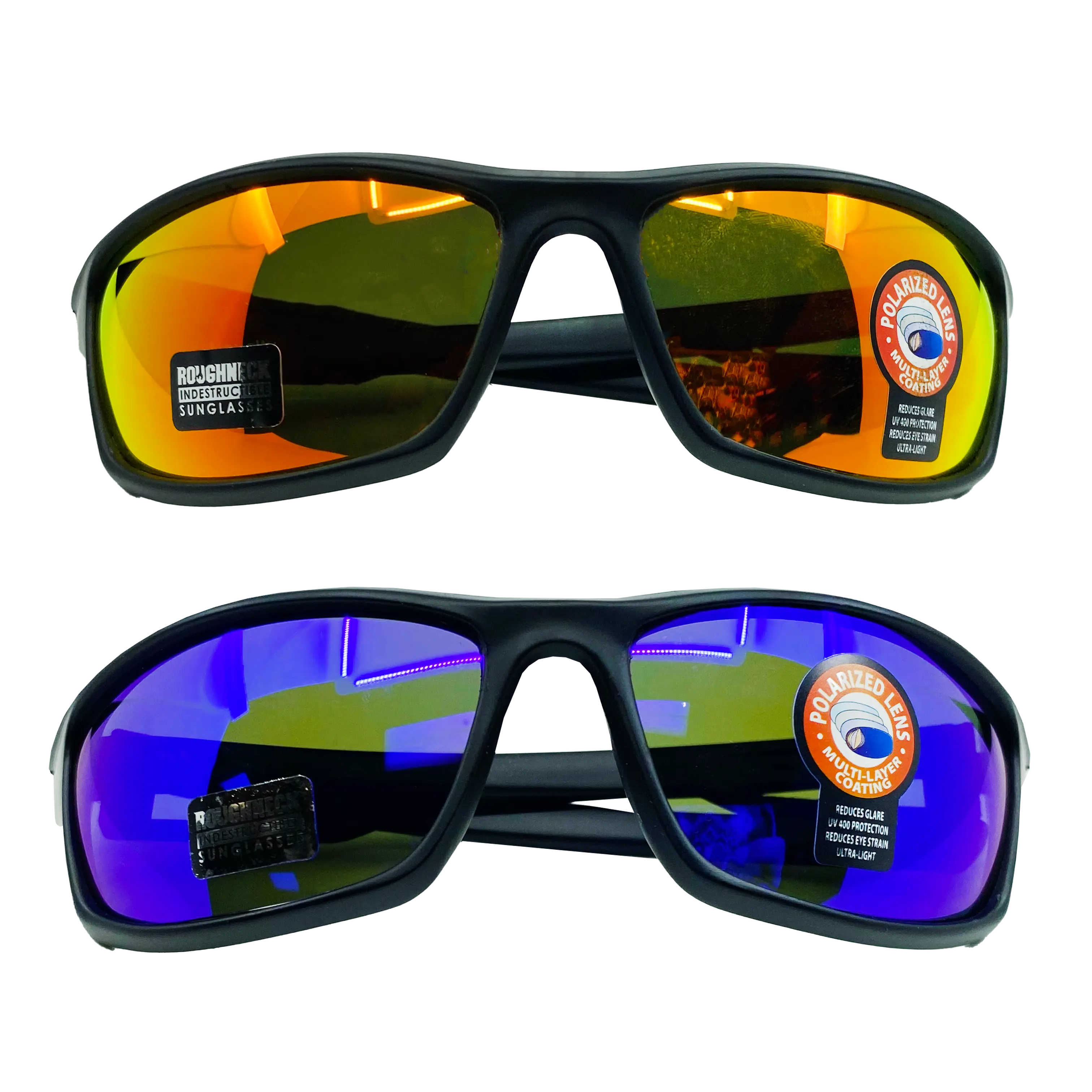 Sunglasses Roughneck Indestructible Assortment - 6 Pieces Per Pack 22487 ROUGHNECK