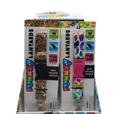 Keychain Lanyard with Detachable Clip - 12 Pieces Per Retail Ready Display 22584 NOVELTY INC