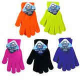 Winter Gloves One Size Fits All Assortment - 18 Pair Per Retail Ready Display 22692