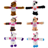 Valentine's Day Rose Plush Assortment Floor Display - 48 Pieces Per Retail Ready Display 88348 KIPP BROTHERS