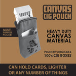 Canvas Cigarette Pouch - 6 Pieces Per Retail Ready Display 22844 SMOKEZILLA