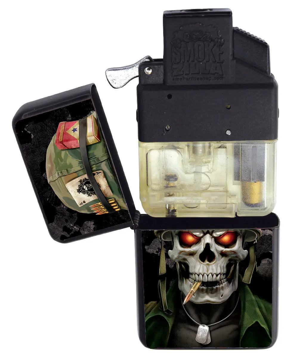 Survival Storage Box with Flip Lighter - 8 Pieces Per Retail Ready Display 23110 SMOKEZILLA