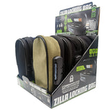 Smell Proof Small Canvas Lock Bag with Tool Organizer - 6 Pieces Per Retail Ready Display 23114