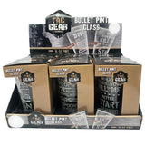 16 oz Tac Gear Bullet Pint Glass - 6 Pieces Per Retail Ready Display 23151